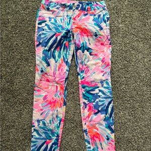 LILLY PULITZER Kelly Women Size 2 Classic Tropical Skinny Stretch Ankle Pant